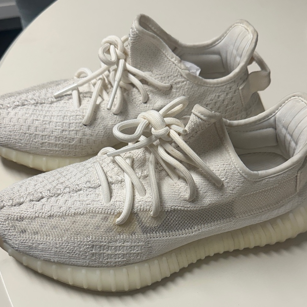 Cream Knit Sneakers size 7.5